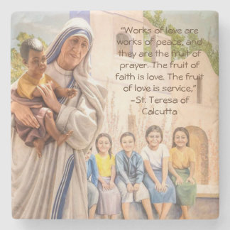 Posavasos De Piedra Monedero de Madre Teresa