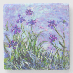Posavasos De Piedra Monet Lilac Irises