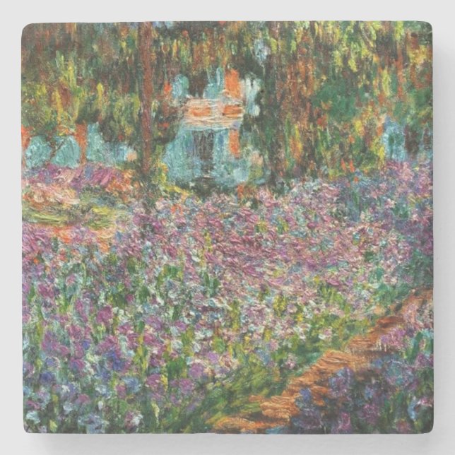 Posavasos De Piedra Monet The Artist's Garden at Giverny (Anverso)