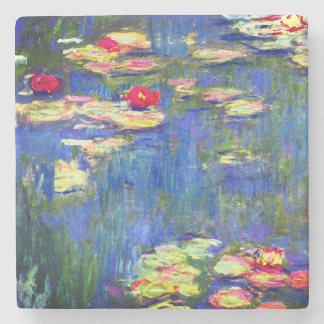Posavasos De Piedra Monet Water Lilies (Anverso)