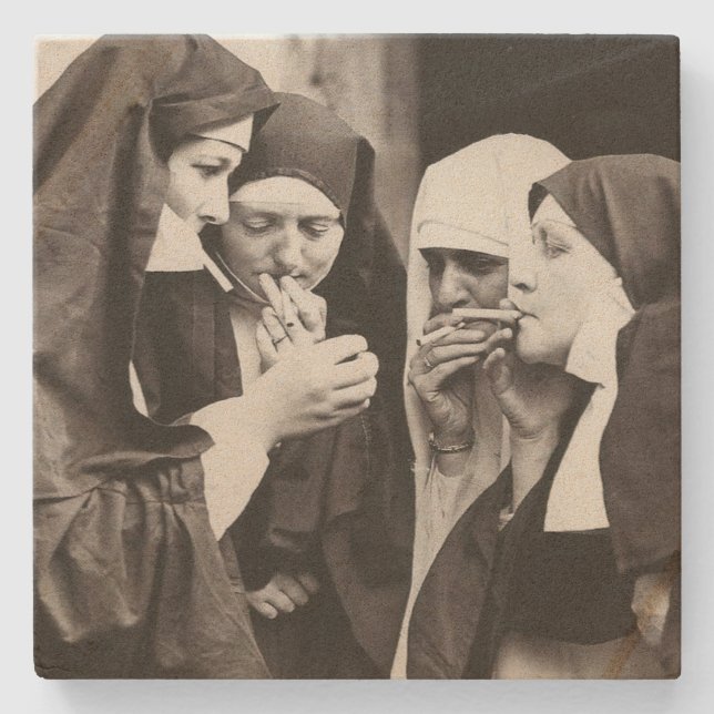Posavasos De Piedra Monjas (Anverso)