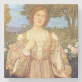Posavasos De Piedra Monna Giovanna (por Edward Robert Hughes)