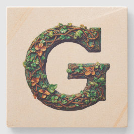 Posavasos De Piedra Monograma