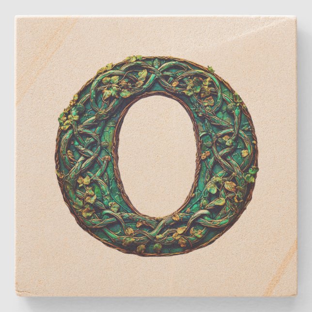 Posavasos De Piedra Monograma (Anverso)