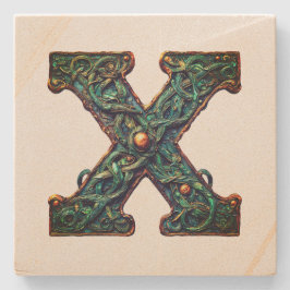 Posavasos De Piedra Monograma