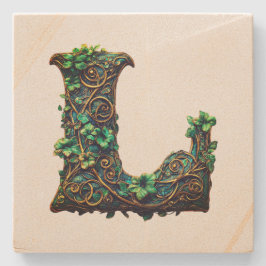 Posavasos De Piedra Monograma