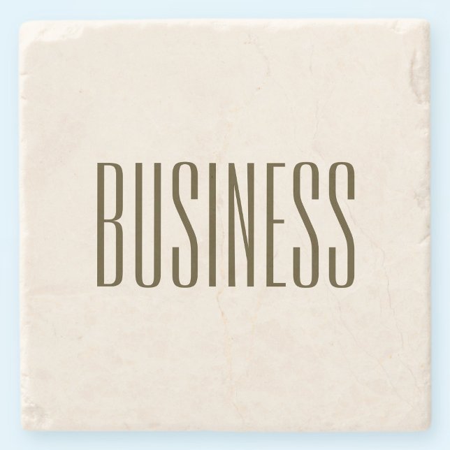 Posavasos De Piedra Monograma, marca o nombre comercial | Marrón blanc (Subido por el creador)