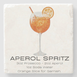 Posavasos De Piedra Monstruo - Aperol Spritz