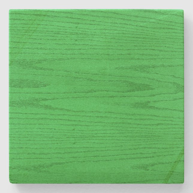 Posavasos De Piedra Monstruo cuadrado de madera verde (Anverso)