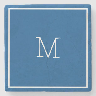 Posavasos De Piedra Monstruo de arena azul