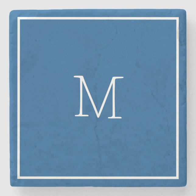 Posavasos De Piedra Monstruo de arena azul (Anverso)