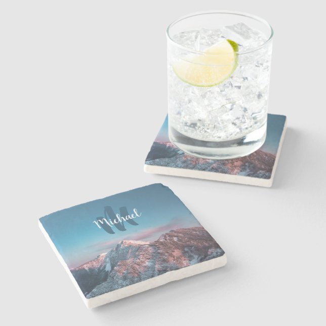 Posavasos De Piedra Monstruo de cielos mágicos Storžič Eslovenia (Lateral)