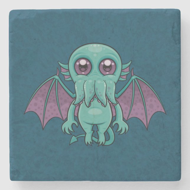 Posavasos De Piedra Monstruo de Cthulhu (Anverso)