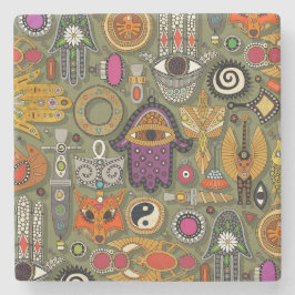 Posavasos De Piedra Monstruo de musgo de TALISMANS