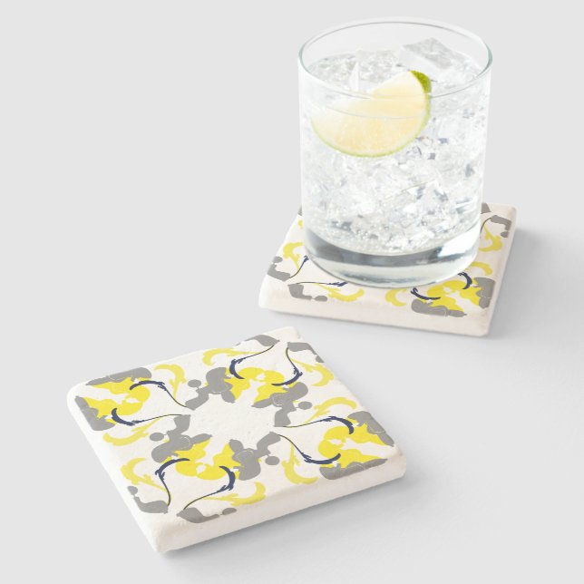 Posavasos De Piedra Monstruo de patrón de canapé (Lateral)