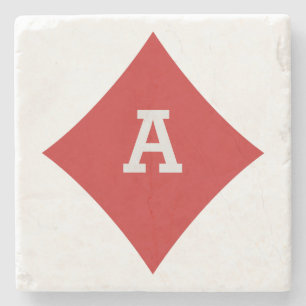 Posavasos De Piedra Monstruo de personalizado del jugador de tarjetas