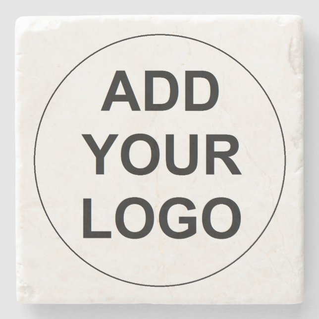 Posavasos De Piedra Monstruo de piedra con logotipo Personalizado (Anverso)