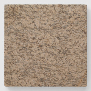 Posavasos De Piedra Monstruo de piedra cuadrado marrón mareado