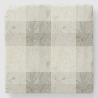 Posavasos De Piedra Monstruo de piedra de flores silvestres