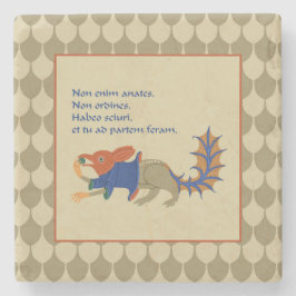 Posavasos De Piedra Monstruo de piedra de la ardilla de la salva de Lu