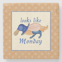 Posavasos De Piedra Monstruo de piedra de Luttrell Psalter Critter