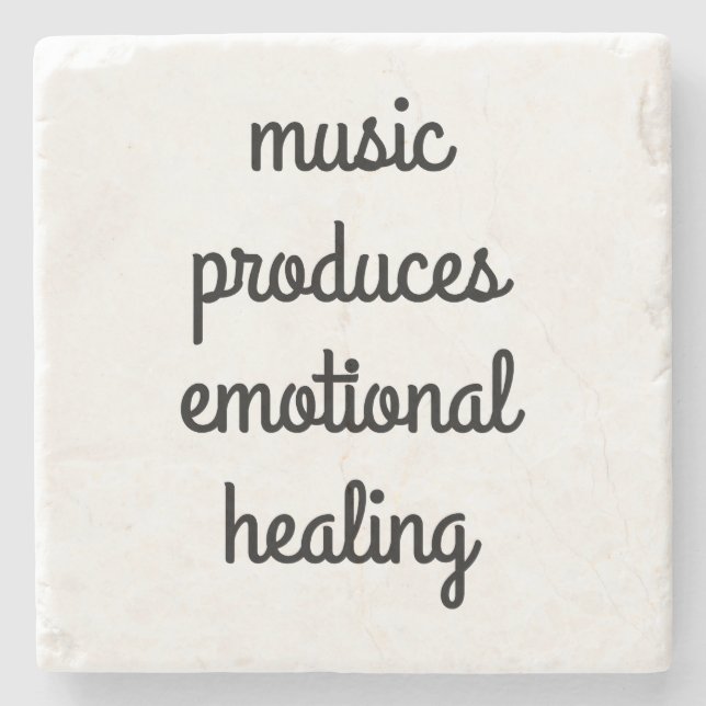 Posavasos De Piedra Monstruo de piedra de mármol curativo emocional (Anverso)