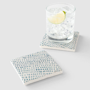 Posavasos De Piedra Monstruo de piedra de mármol de color marino