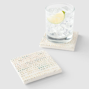 Posavasos De Piedra Monstruo de piedra de mármol de color marino