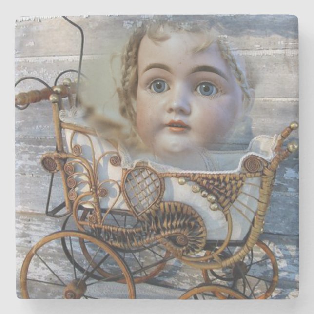 Posavasos De Piedra Monstruo de piedra de mármol del día de la madre v (Anverso)