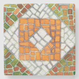 Posavasos De Piedra Monstruo de piedra de mármol MOSAICO AUTUMNO