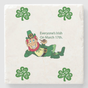 Posavasos De Piedra Monstruo de piedra de mármol San Patricio