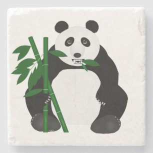 Posavasos De Piedra Monstruo de piedra de Panda
