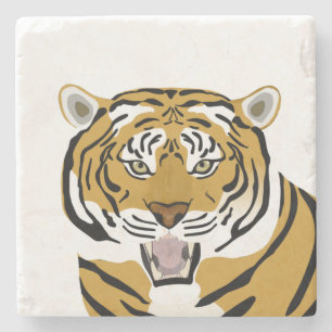 Posavasos De Piedra Monstruo de piedra de tigre