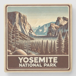 Posavasos De Piedra Monstruo de piedra del Parque Nacional Yosemite