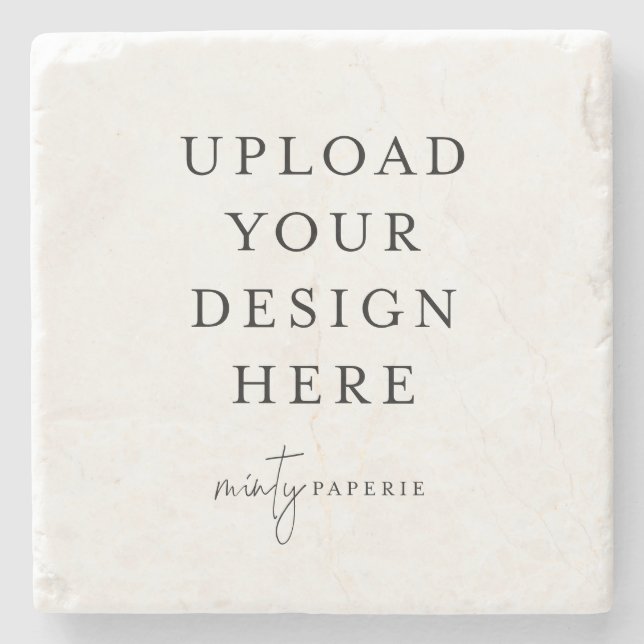 Posavasos De Piedra Monstruo de Piedra - Hazlo tú mismo (Anverso)