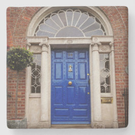 Posavasos De Piedra Monstruo de puertas azul de Dublín