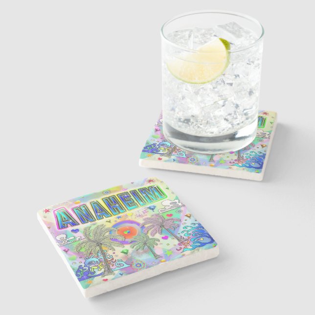 Posavasos De Piedra Monstruo de Sueños Profundos de Anaheim (Lateral)