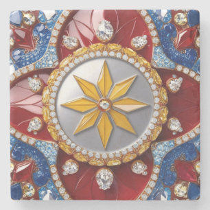 Posavasos De Piedra Monstruo especial de piedra con colombianos