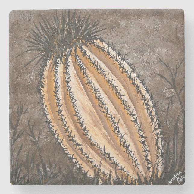 Posavasos De Piedra Monstruo inclinado (Anverso)