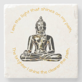 Posavasos De Piedra Monstruo inspirador - Sé tú