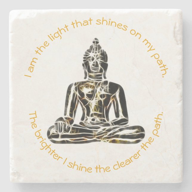 Posavasos De Piedra Monstruo inspirador - Sé tú (Anverso)