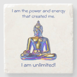 Posavasos De Piedra Monstruo inspirador - Sé tú