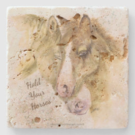 Posavasos De Piedra Monstruo - Sostén Tus Caballos