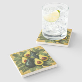 Posavasos De Piedra Montaña cubana de piedra aguacate