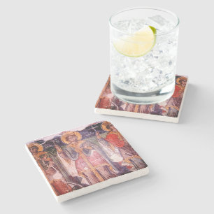 Posavasos De Piedra Montaña cueva de mármol de la colección Fresco
