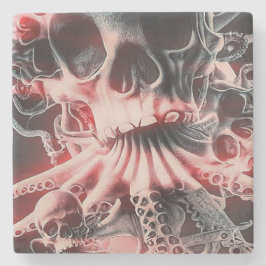 Posavasos De Piedra Montaña de bebidas de Cthulu