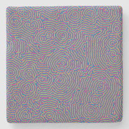 Posavasos De Piedra Montaña de caliza de Whorls