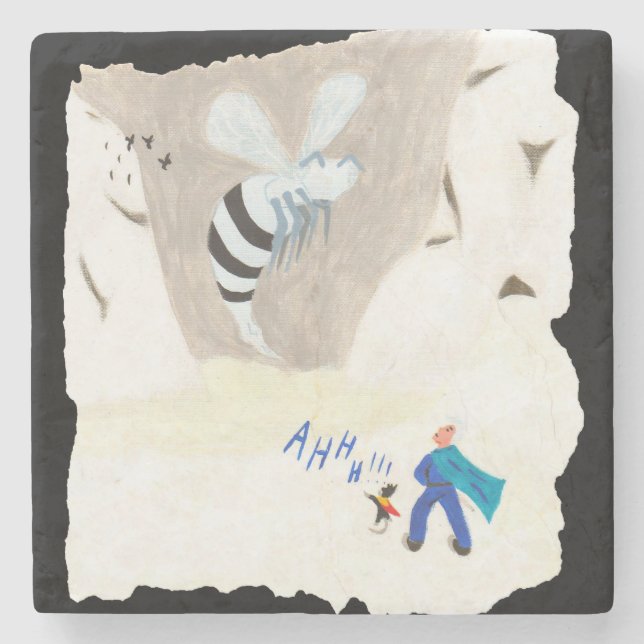 Posavasos De Piedra Montaña de hielo (Anverso)