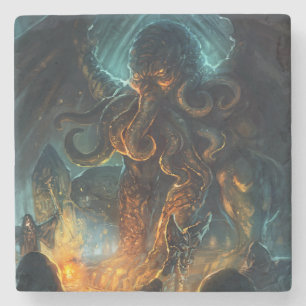 Posavasos De Piedra Montaña de mármol Cthulhu de Lovecraft