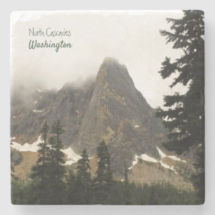 Posavasos De Piedra Montaña en Cascades del Norte Washington